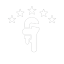 5 Star Plumbing Logo